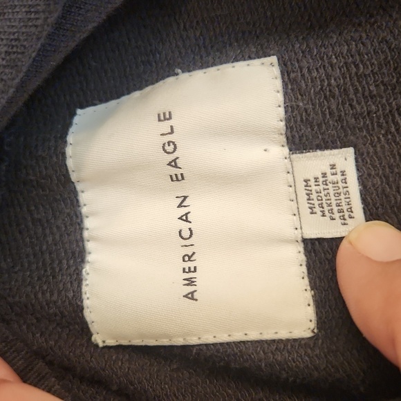Womens American Eagle Blackish/gray graphic hoodie size M. - Picture 10 of 13